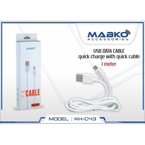 MABKO USB KABLO 2A KH-C43